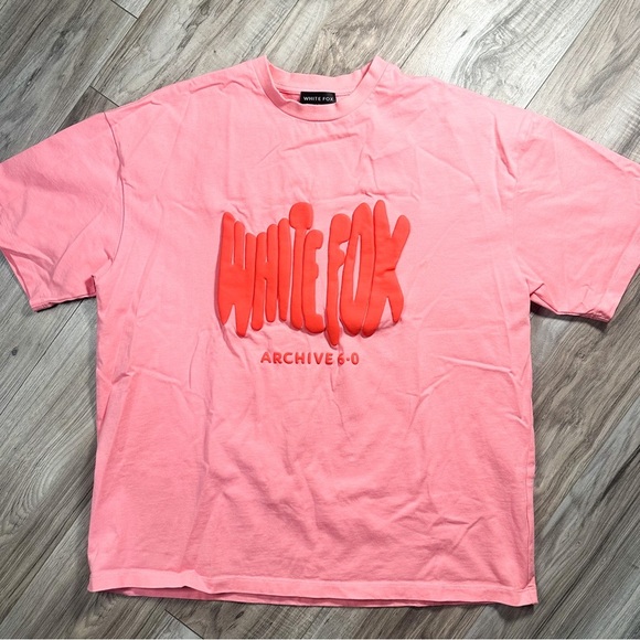 White Fox Archive 6.0 Pink T-shirt / Graphic Tee - Picture 3 of 6